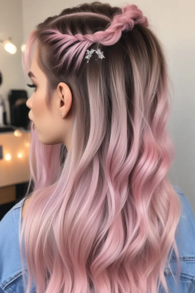 Braided Crown, Easy Festival hairstyle
