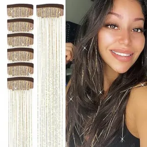 Clip in Glitter Hair