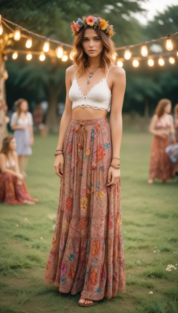 Boho chic festival outfit ideas