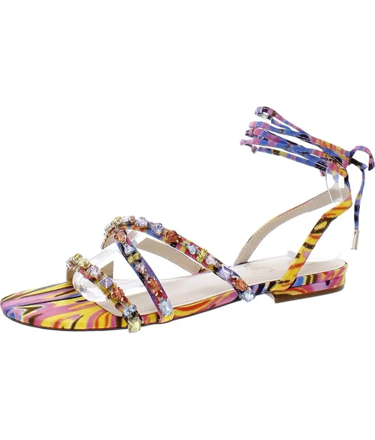Open Toe Lace-Up