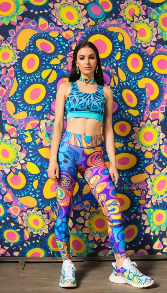 Psychedelic Patterns Rave Festival Outfit